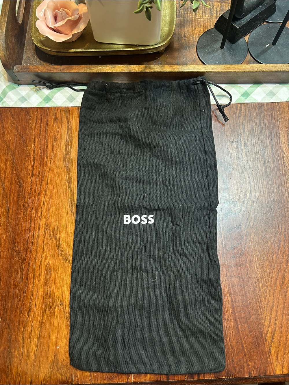 BOSS Black Drawstring dust Bag